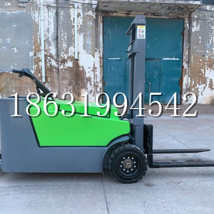 老河口市小型电动叉车1吨2吨步行站驾式电瓶堆高充电装卸车液压升降车铲车